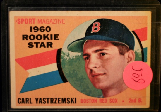 1960 Topps Carl Yastremski Rookie card - EX+