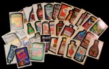 1970s Wacky Packages Mixed series lot of (34) WHITE BACKS!