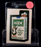 1970s Wacky Packages Kook Frozen King Size LUDLOW