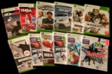 XBOX 360 Lot of (12) COMPLETE Sports Related Games w/Madden, Need for Speed +