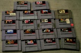 Super Nintendo - Lot of (18) mixed Sports related games