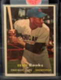 1957 Topps Ernie Banks card - High Grade