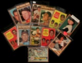 1962 Topps Lot of (12) w/Yaz, Maris, Torre (Rookie), Spahn, Koufax & Kaline Leader cards