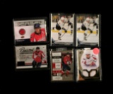 Alex Ovechkin Lot of (6) cards w/Game Used & inserts!