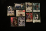 Lot of (9) Autographed Star insert cards w/George Bell, Tim Hudson, Scott Burrell & more!