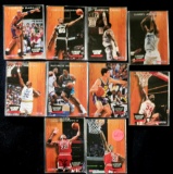1993-94 Hoops Supreme Court set complete (10 of 10) w/Michael Jordan
