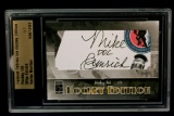 Famous Fabrics Ink Hockey Edition Autographed - Mike Emrick - #1 of 1!