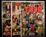 Journey Into Mystery #123 + Thor #151 & 152 - Lot of (3)