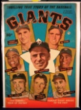 Giants Comic - Fawcett 1950s - Higher Grade - RARE!  Willie Mays!  Sweet!