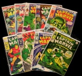 Captain Marvel #3, 4, 13, 14, 19, 20, 21, 22 & 27 - High Grade lot of (9) w/KEYS!