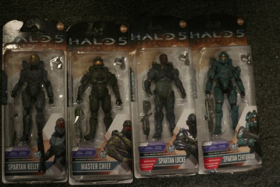 Halo 2 Guardians Lot of (14) NOC Figures - Complete Set - HTF!