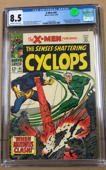 X-Men #46 - CGC 8.5 - OW to WP - Nice Silver Age Marvel