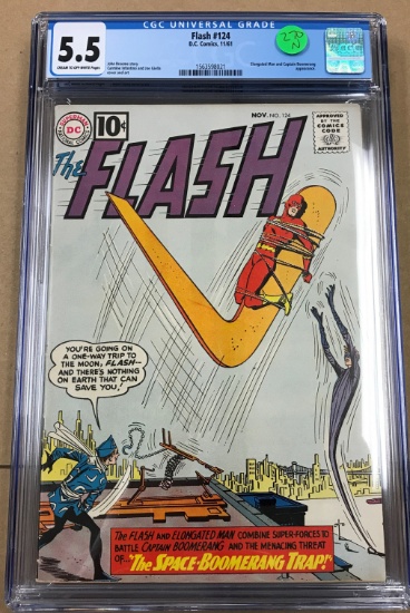 Flash #124 - CGC 5.5 - Captain Boomerang & Elongated Man