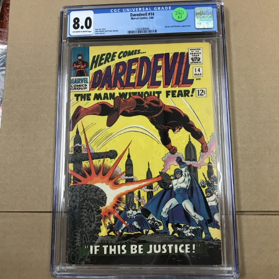 Daredevil #14 - CGC 9.0 w/OW to WP - Early DD comic book