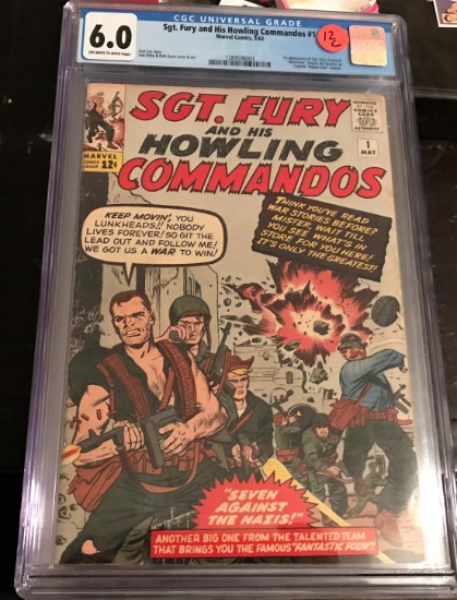 Sgt. Fury and his Howling Commandos #1 - CGC 6.0 - Major Key - 1st appearance!