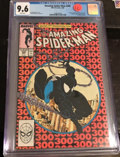 Spider-Man #300 - CGC 9.6 w/WHITE Pages - 1st VENOM!  Rare & HOT!