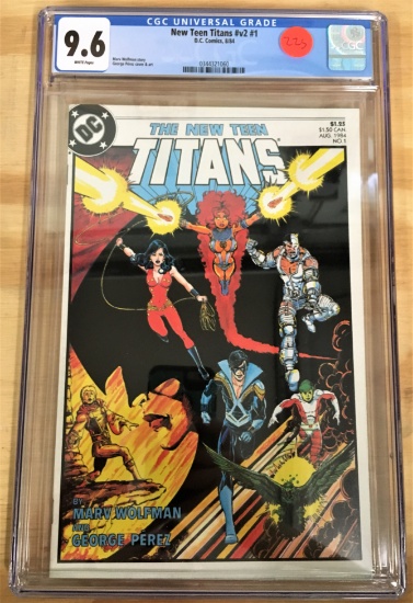 Tales of the Teen Titans #1 - CGC 9.6 w/WHITE Pages