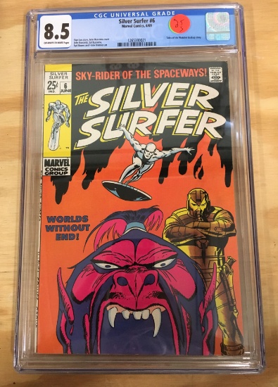 Silver Surfer #6 - CGC 8.5 - High Grade Silver Age comics books key