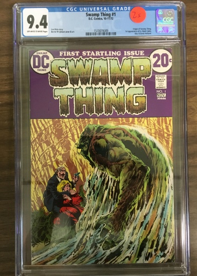 Swamp Thing #1 - CGC 9.4 - Super high Grade KEY!