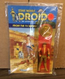 1985 Droids Vintage Star Wars Jann Tosh Carded w/Coin NOC