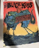 Black Keys LE Original 1960s Concert Print Lithograph signed & #ed #335/700