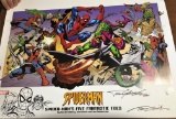 Spider-Man's Five Fantastic Foes w/Marker Drawing of Spider-Man, Green Goblin + - Dynamic Forces COA