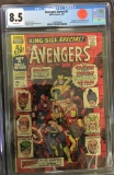Avengers Annual #1 CGC 8.5 w/ WHITE Pages