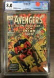 Avengers #89 CGC 8.0 featuring Captain Marvel!