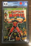 Captain Marvel #32 - CGC 9.2 w/WHITE Pages - Thanos!