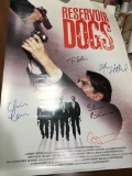 Resouvoir Dogs signed by (6) w/COA - HTF cast piece with Chris Penn passing away you'll likely never