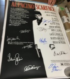 Scarface signed by (11) w/COA - Pacino, Pfeiffer & all the major cast!