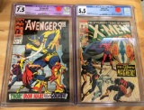 Avengers #51 & X-Men #63 - Mid to High Grade CGC comics books