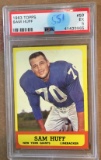 1963 Topps Sam Huff - PSA 5 - EX - Nice card