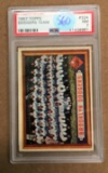 1957 Topps Dodger Team Card - PSA 7 - NM