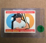 1960 Topps Mickey Mantle AS Card in High Grade!