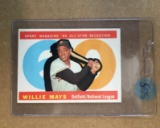 1960 Topps Willie Mays AS - Sharp card!