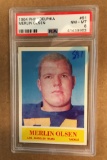 1964 Philadelphia Merlin Olsen Rookie - PSA 8 - NM/MT