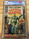 Marvel Super-Heroes #12 - 1st Captain Marvel - KEY - CGC 7.5