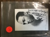 Cool Papa Bell signed card w/inscription!