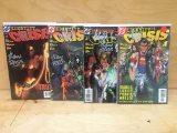 Identity Crisis #1 - 4 ALL signed by Michael Turner, Rags Morales & Brad Meltzer! All have COA's!