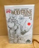 Wolverine Origins Wizard World Sketch Variant signed by artist Michael Turner!