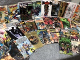 Long Box chock full of mostly DC mixed titles w/Flash, X-Men, Final Crisis etc!