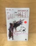 Hitgirl #5 - Blank Cover Variant w/sketch & signed by Bill Sienkiewicz #1 of 25!!!