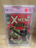 X-Men #14 - CBCS 5.5 w/WHITE Pages (Extremely Rare!) verified signature JACK KIRBY!  RARE & 1 of 1!
