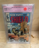 Nick Fury, Agent of Shield #7 - CBCS 7.0 w/ Verified signatures of BOTH Jim Steranko & STAN LEE!  Aw