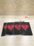 Lot of (4) Death of Superman Black Bagged Comics - still in sealed bags!