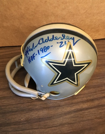 Herb Adderley autographed mini helmet w/JSA Holo