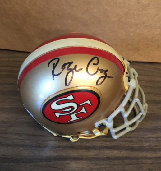 Roger Craig autographed 49er Mini Helmet w/JSA Holo