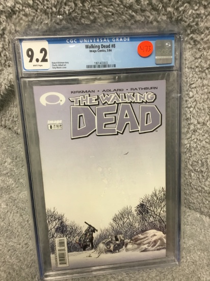 Walking Dead #8 - CGC 9.2 w/WP - KEY early TWD issue!