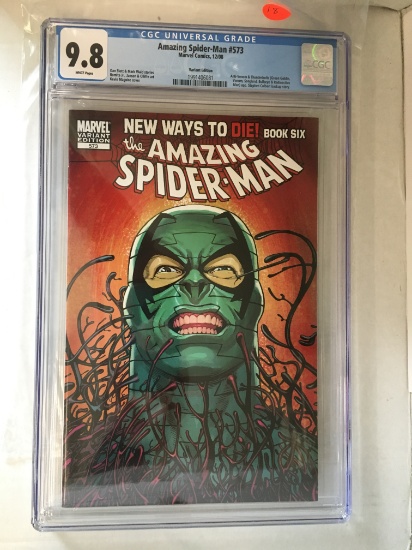 Amazing Spider-Man #573 - Variant - Anti-Venom - CGC 9.8 w/WP